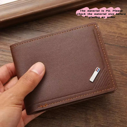 Portefeuille Homme Minimaliste en Cuir PU – Slim & Élégant