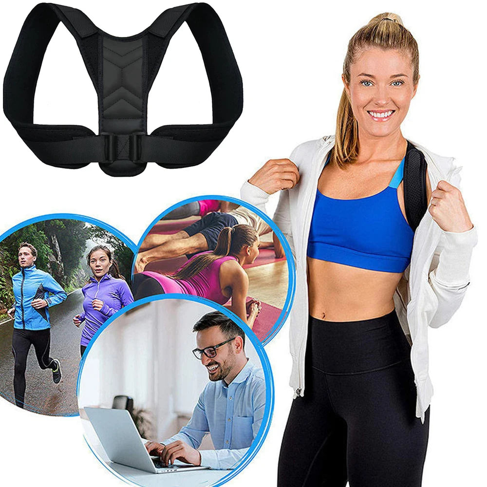 Correcteur de Posture Dorsale Ajustable – Homme & Femme