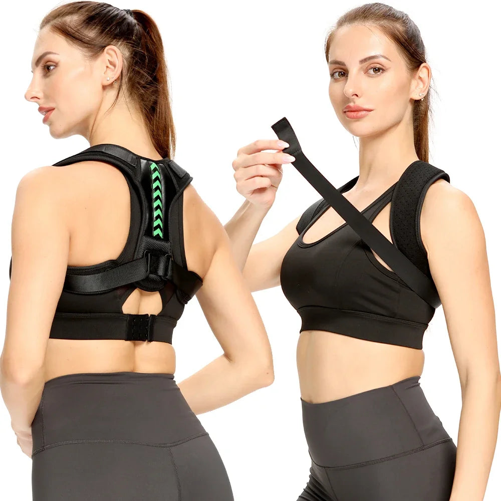 STAWIN Correcteur de Posture Réglable – Soutien Dos, Épaules et Nuque, Sport et Usage Quotidien