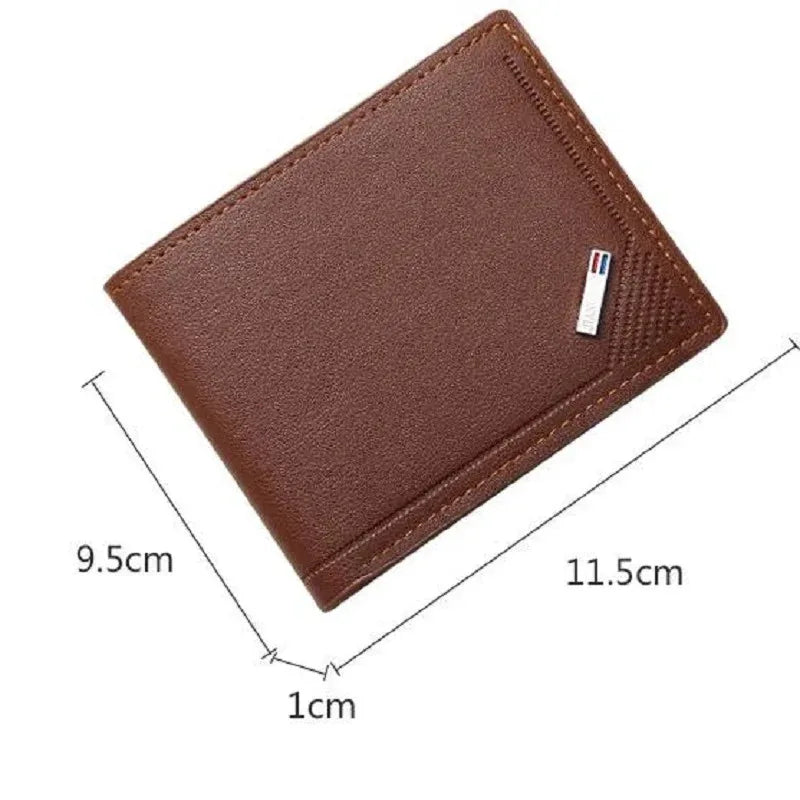 Portefeuille Homme Minimaliste en Cuir PU – Slim & Élégant