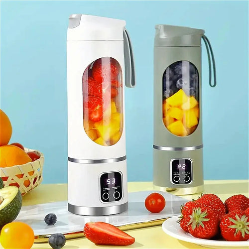 Blender Portable Sans Fil – Smoothies & Jus en 30 Secondes, 12 Lames, 450ml